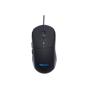 Gear4U Gaming - mouse - black - Mus - 5 knapper - Sort