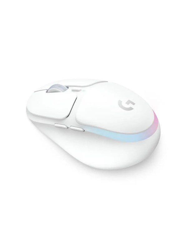 Logitech G705 Wireless mouse - Aurora collection - Gaming Mus - Optisk - 6 knapper - Hvid med RGB-LED lys