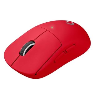Logitech G PRO X SUPERLIGHT - Red - Gaming Mus - Optisk - 5 knapper - Rød