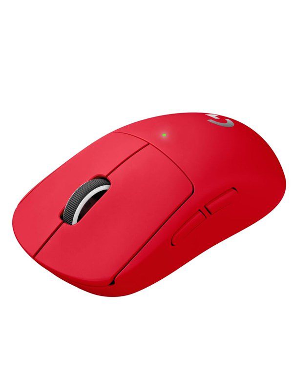 Logitech G PRO X SUPERLIGHT - Red - Gaming Mus - Optisk - 5 knapper - Rød