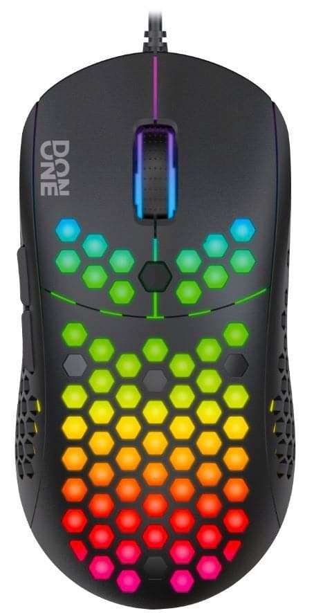 DON ONE - GM200 BLACK - RGB LETVÆGTS GAMING MUS