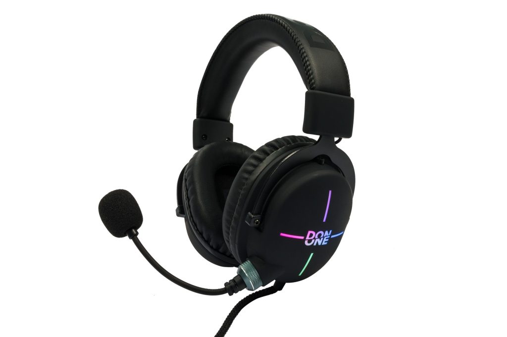 DON ONE - GH300 RGB MK2 Gaming Hovedtelefoner med aftagelig mikrofon