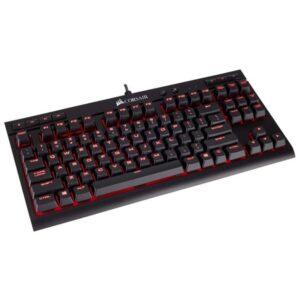 Corsair Gaming K63 MX Red - NA - Gaming Tastatur - Uden Numpad - Amerikansk engelsk - Sort