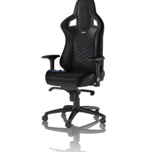 noblechairs EPIC Series - Black / Blue Gamer Stol - Sort / Blå - PU Læder - Op til 120 kg