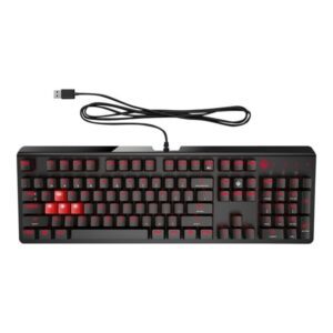 HP OMEN 1100 Gaming Keyboard - Tastatur - Nordisk - Sort