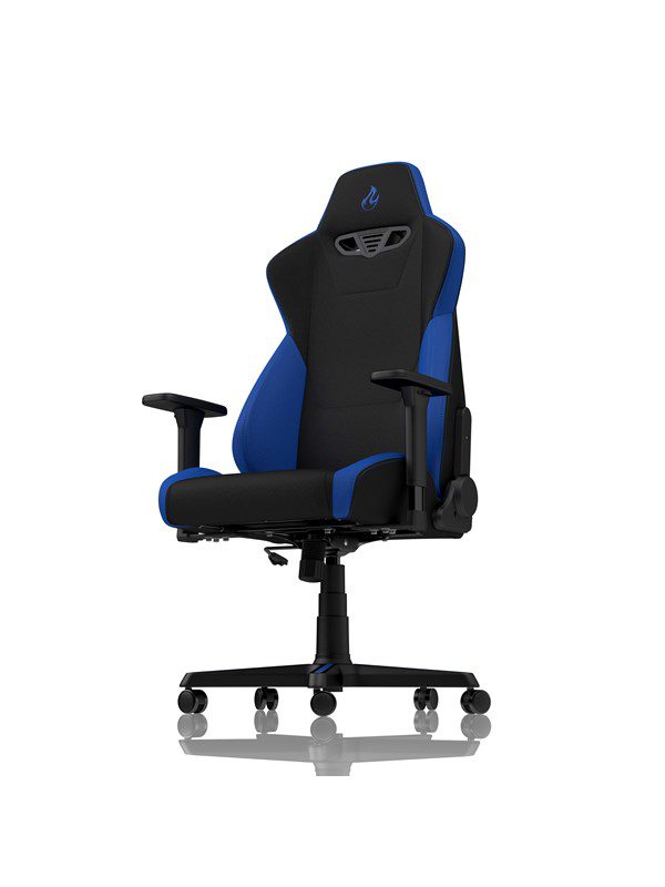 Nitro Concepts S300 Gaming Chair - Galactic Blue Gamer Stol - Sort / Blå - Stof - Op til 135 kg