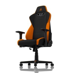 Nitro Concepts S300 Gaming Chair - Horizon Orange Gamer Stol - Sort / Orange - Stof - Op til 135 kg