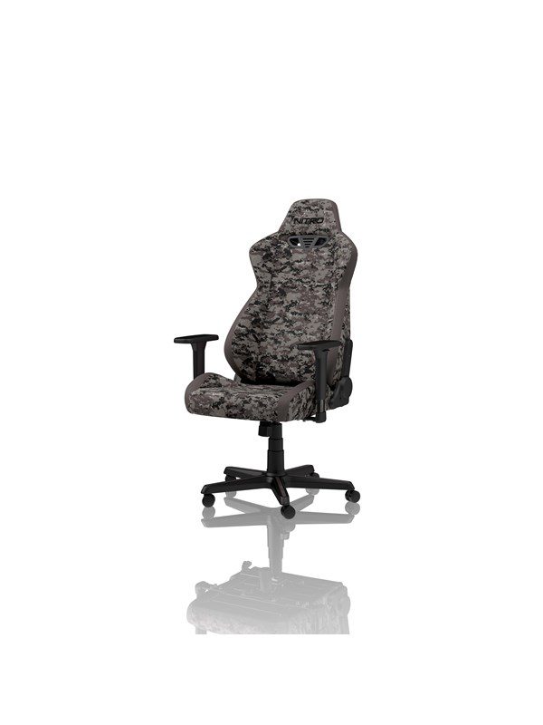 Nitro Concepts S300 Gaming Chair - Urban Camo Gamer Stol - Brun / Sort - Stof - Op til 135 kg