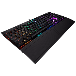 Corsair K70 MK.2 RGB RapidFire - Cherry Low Profile - DE - Gaming Tastatur - Tysk - Sort