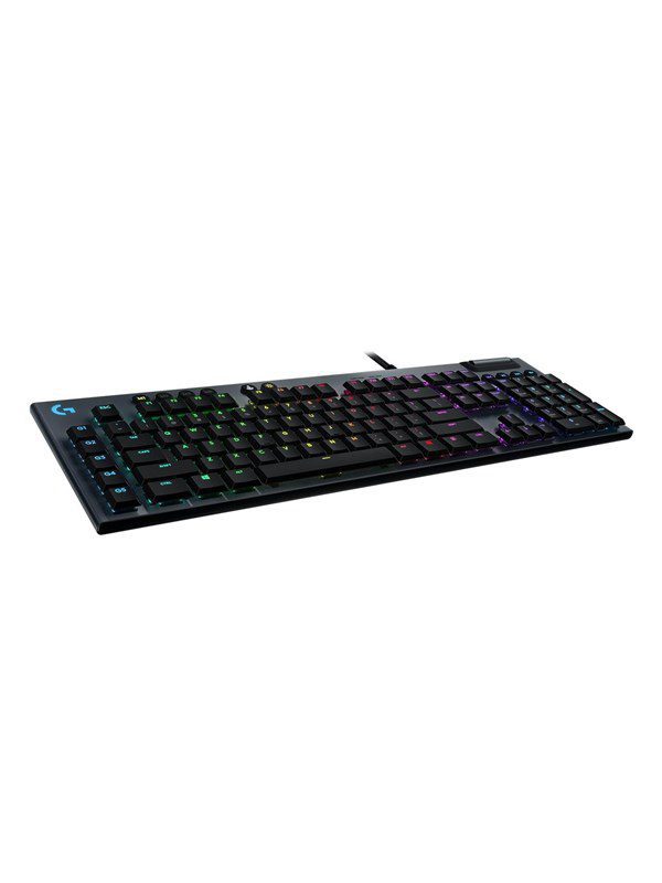 Logitech G815 LIGHTSYNC RGB GL Tactile - US - Gaming Tastatur - Amerikansk engelsk - Sort