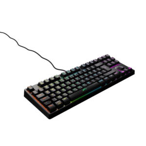 Xtrfy K4 TKL RGB - Black - Gaming Tastatur - Uden Numpad - Nordisk - Sort