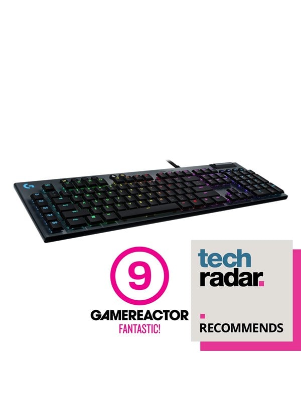 Logitech G815 LIGHTSYNC RGB GL Clicky - US - Gaming Tastatur - Amerikansk engelsk - Sort