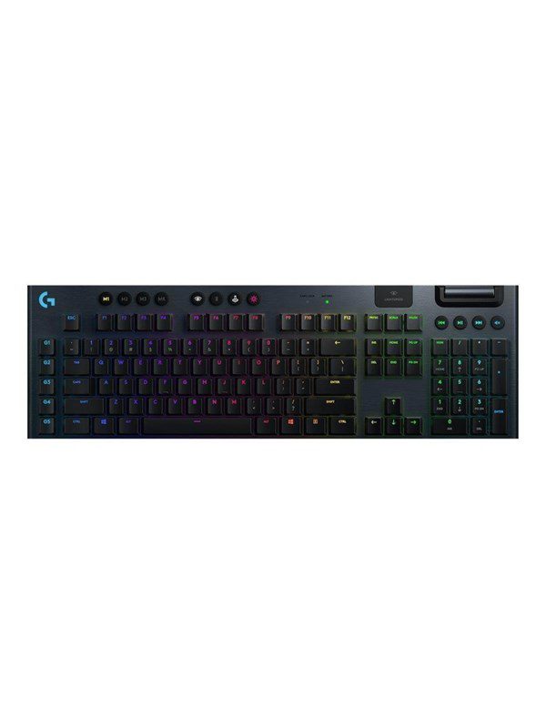 Logitech G915 LIGHTSPEED Wireless GL Clicky - ND - Gaming Tastatur - Nordisk - Sort