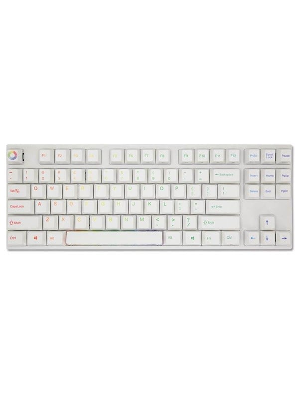 Varmilo VA88M Rainbow 2 RGB - MX Brown - Gaming Tastatur - Uden Numpad - Nordisk - Hvid