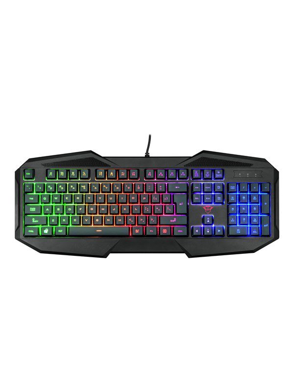 Trust GXT 830-RW Avonn Gaming Keyboard - Tastatur - Nordisk - Sort