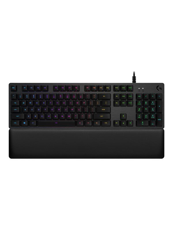 Logitech G513 Carbon RGB GX Brown - US - Gaming Tastatur - Amerikansk engelsk - Sort