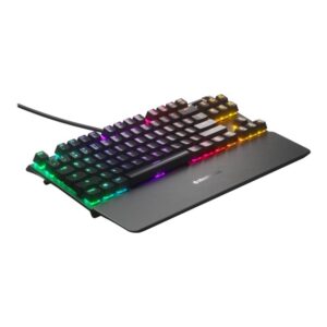 SteelSeries Apex 7 TKL - Red - ND - Gaming Tastatur - Uden Numpad - Nordisk - Sort