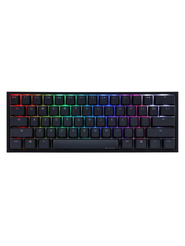 Ducky One 2 Mini 2020 Classic Black - Cherry Black RGB - ND - Gaming Tastatur - Uden Numpad - Nordisk - Sort