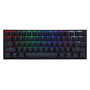 Ducky One 2 Mini 2020 Classic Black - Cherry Brown RGB - ND - Gaming Tastatur - Uden Numpad - Nordisk - Sort