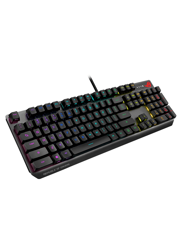 ASUS ROG Strix Scope RX Optical Red - ND - Gaming Tastatur - Nordisk - Sort