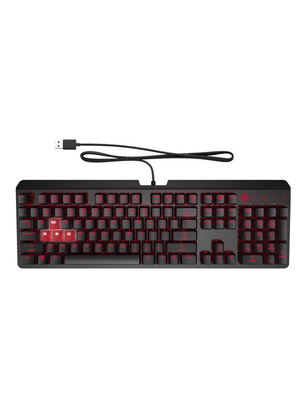 HP OMEN Encoder - MX Brown - Gaming Tastatur - Nordisk - Brun