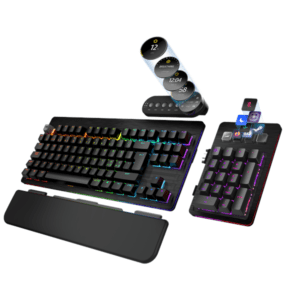 Mountain Everest Max - MX Red - Black - Gaming Tastatur - Nordisk - Sort