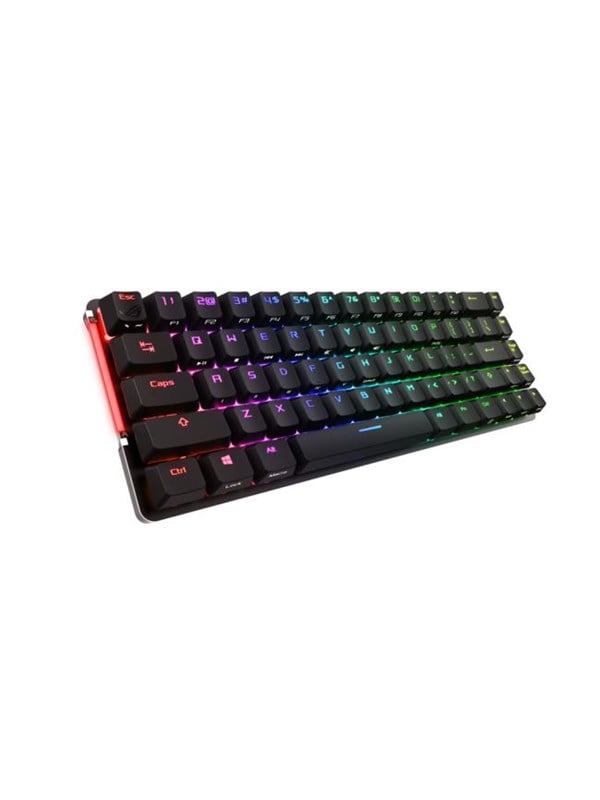 ASUS ROG Falchion MX Brown - 65% Wireless Gaming Keyboard - Gaming Tastatur - Uden Numpad - Nordisk - Sort