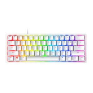 Razer Huntsman Mini Clicky - Mercury - ND - Gaming Tastatur - Uden Numpad - Nordisk - Hvid