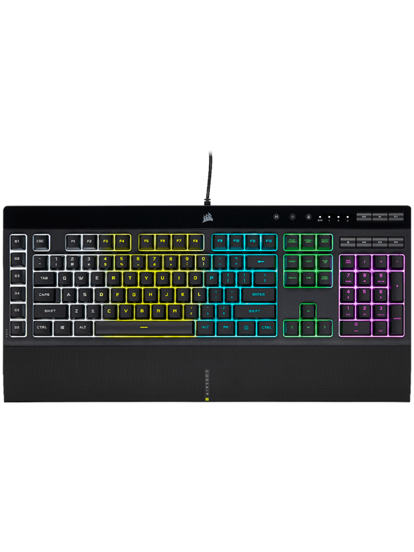 Corsair K55 RGB PRO - Gaming Tastatur - Nordisk - Sort