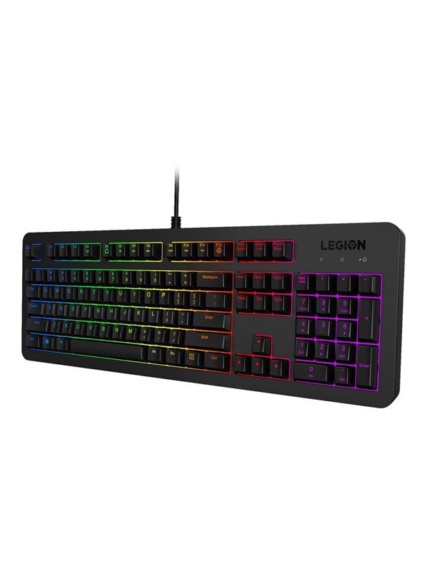 Lenovo Legion K300 Gaming - Tastatur - Amerikansk engelsk - Sort