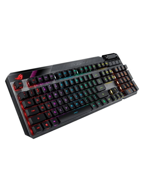 ASUS ROG Claymore II Wireless - RX Optical Red - ND - Gaming Tastatur - Nordisk - Sort
