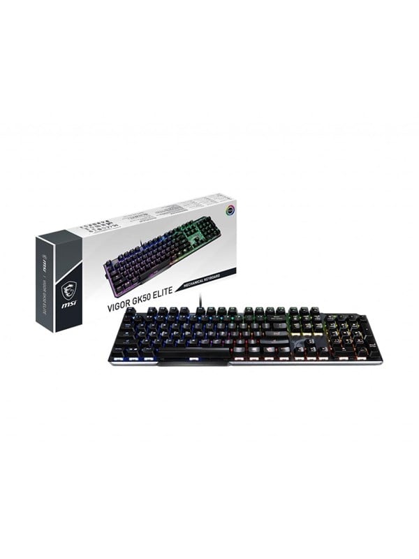 MSI VIGOR GK50 ELITE BW ND - Gaming Tastatur - Nordisk - Sort
