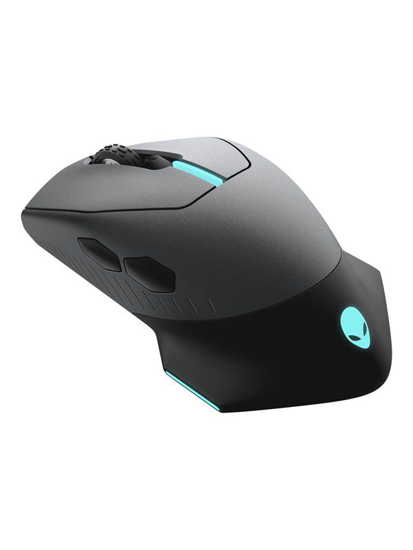 Dell Alienware AW610M (Dark side of the Moon) - Gaming Mus - Optisk - 7 knapper - Sort