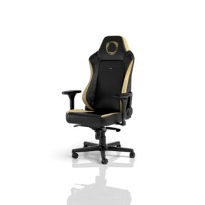 noblechairs HERO Gaming Chair - The Elder Scrolls Gamer Stol - Sort / Guld - PU Læder - Op til 150 kg