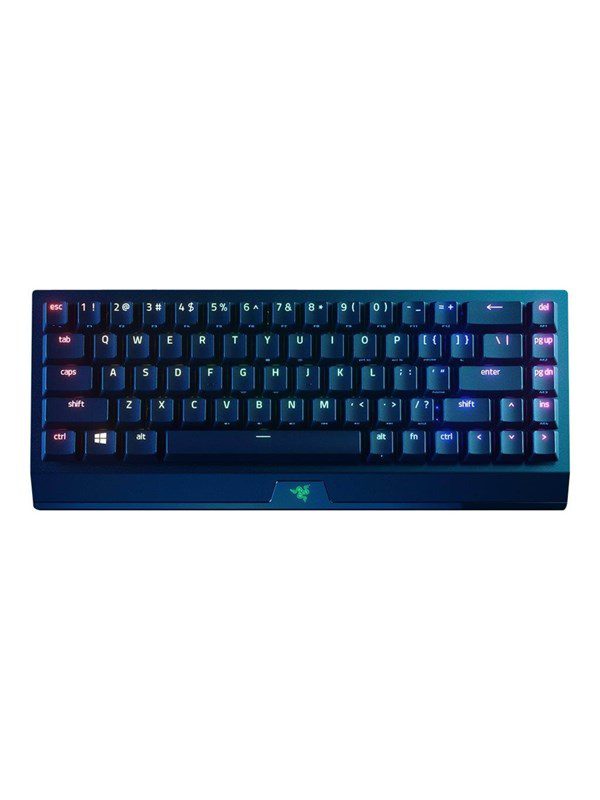 Razer BlackWidow V3 Mini - Yellow - US - Gaming Tastatur - Uden Numpad - Amerikansk engelsk - Sort