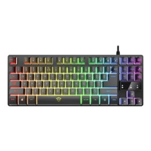 Trust Gaming GXT 833 Thado TKL - Tastatur - Nordisk - Sort