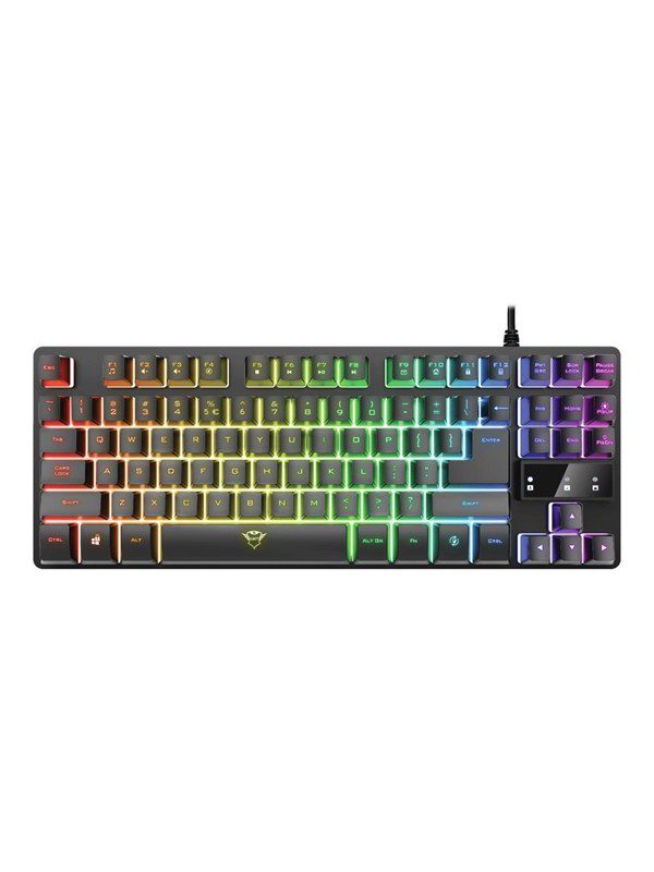 Trust Gaming GXT 833 Thado TKL - Tastatur - Nordisk - Sort