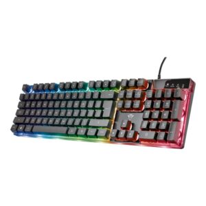 Trust Gaming GXT 835 Azor - Tastatur - Amerikansk engelsk - Sort