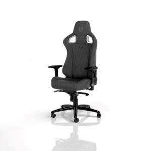 noblechairs EPIC TX Gaming Chair Fabric Anthracite Gamer Stol - Grå - Stof - Op til 120 kg