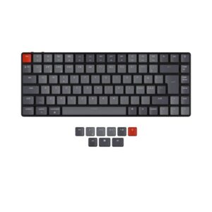 Keychron K3 RGB V2 - Low profile - Optical Red hot-swappable - Gaming Tastatur - Uden Numpad - Nordisk - Sort