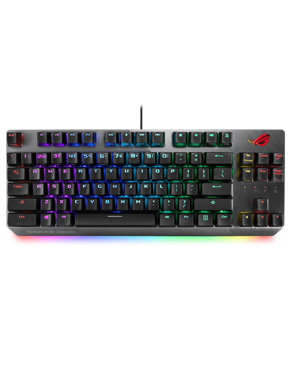 ASUS ROG Strix Scope TKL NX Red - ND - Gaming Tastatur - Uden Numpad - Nordisk - Sort