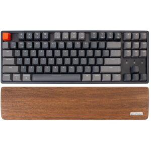 Keychron K8 / C1 Walnut Wood Palmrest - Gaming Tastatur - Brun