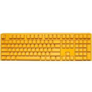 Ducky One 3 Yellow Full Size MX Red - ND - Gaming Tastatur - Nordisk - Gul