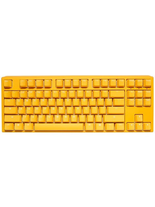 Ducky One 3 Yellow TKL MX Clear - ND - Gaming Tastatur - Uden Numpad - Nordisk - Gul