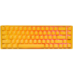 Ducky One 3 Yellow SF 65% MX Silver - ND - Gaming Tastatur - Uden Numpad - Nordisk - Gul