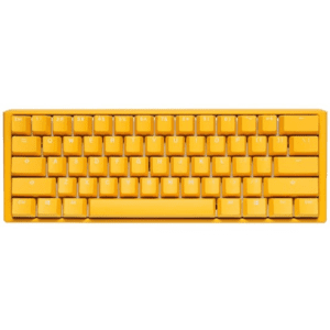 Ducky One 3 Yellow Mini 60% MX Silent Red - ND - Gaming Tastatur - Uden Numpad - Nordisk - Gul