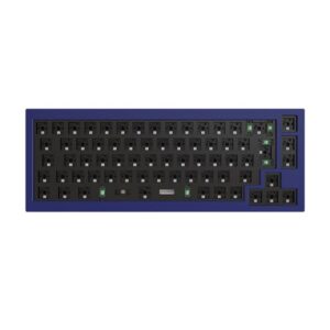 Keychron Q2 QMK Custom Knob version - Barebone ISO - Gaming Tastatur - Uden Numpad - Blå