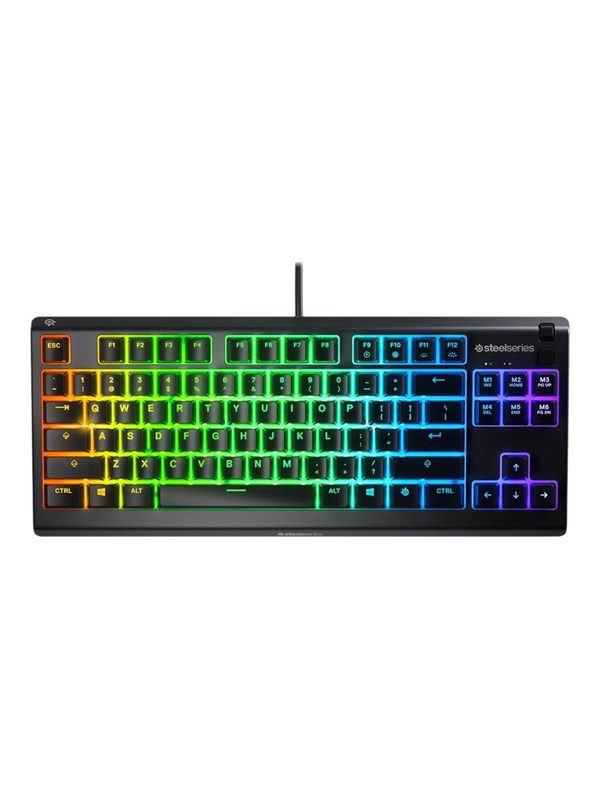 SteelSeries Apex 3 TKL - Tastatur - Amerikansk engelsk - Sort