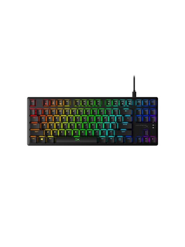 HyperX Alloy Origins Core - Blue - US - Gaming Tastatur - Uden Numpad - Amerikansk engelsk - Sort