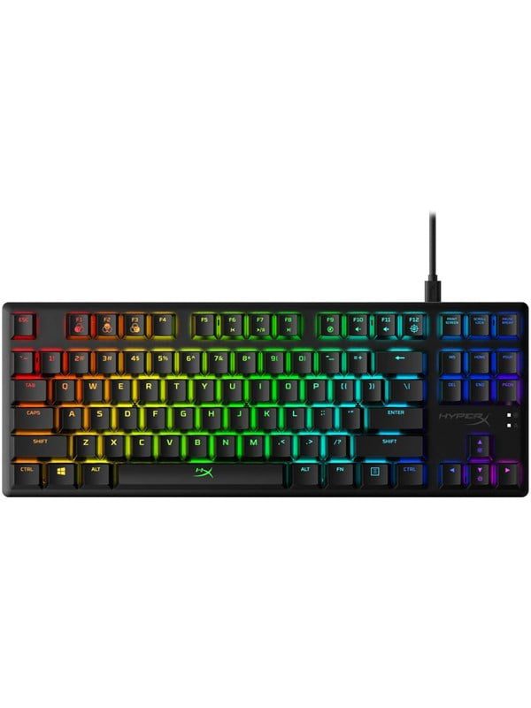 HyperX Alloy Origins Core - Aqua - US - Gaming Tastatur - Uden Numpad - Amerikansk engelsk - Sort
